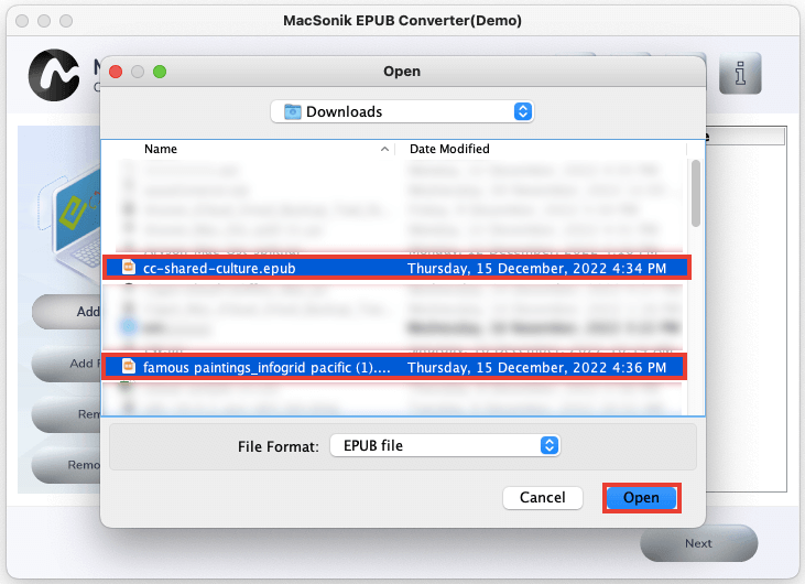 MacSonik EPUB Converter