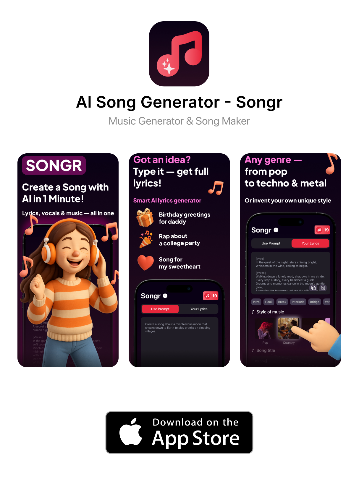 Songr screenshot