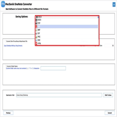 MacSonik OneNote Converter Tool