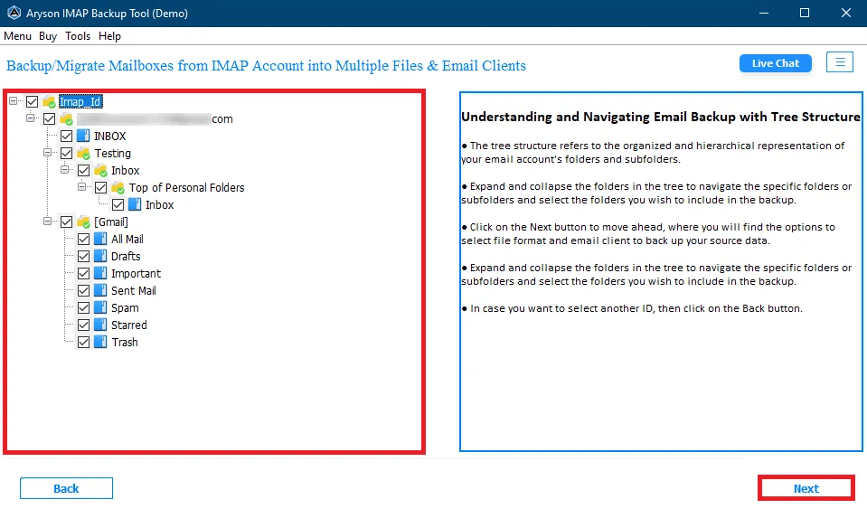 Aryson IMAP Backup Tool