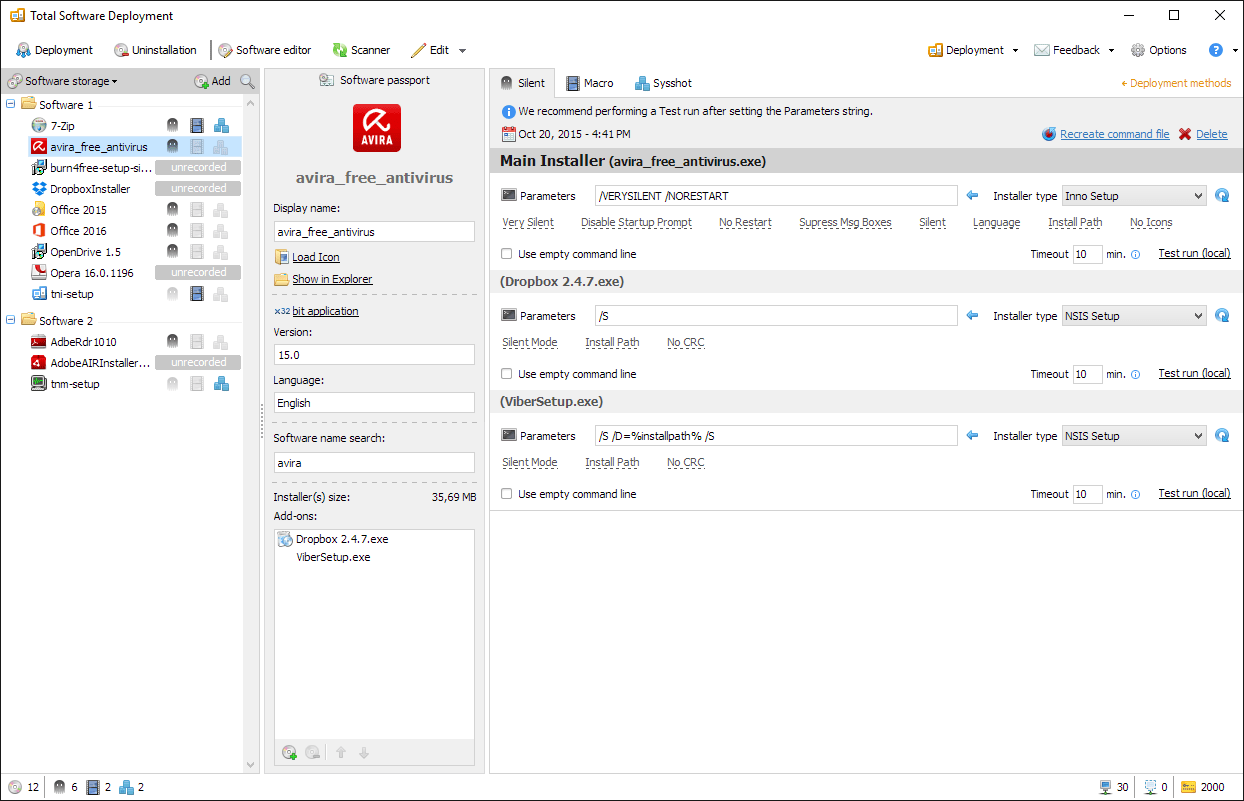 Total Software Deployment