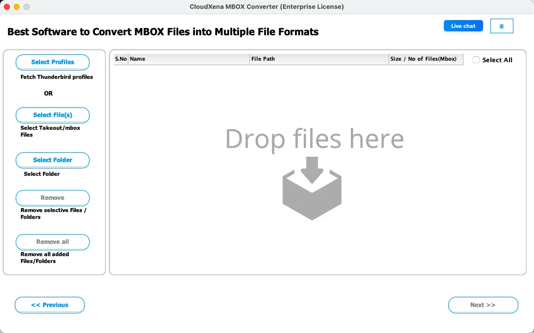 CloudXena MBOX Converter