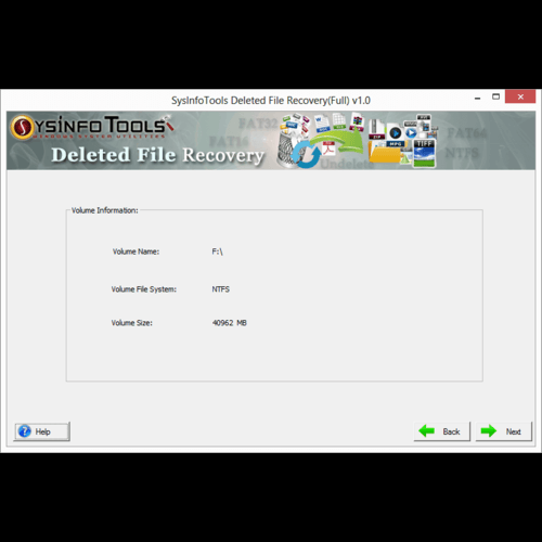 SysInfo Deleted File Recovery Tool