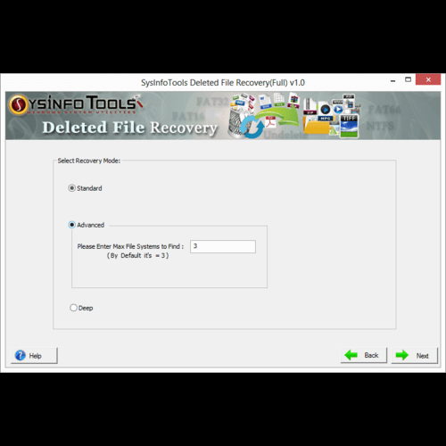 SysInfo Deleted File Recovery Tool