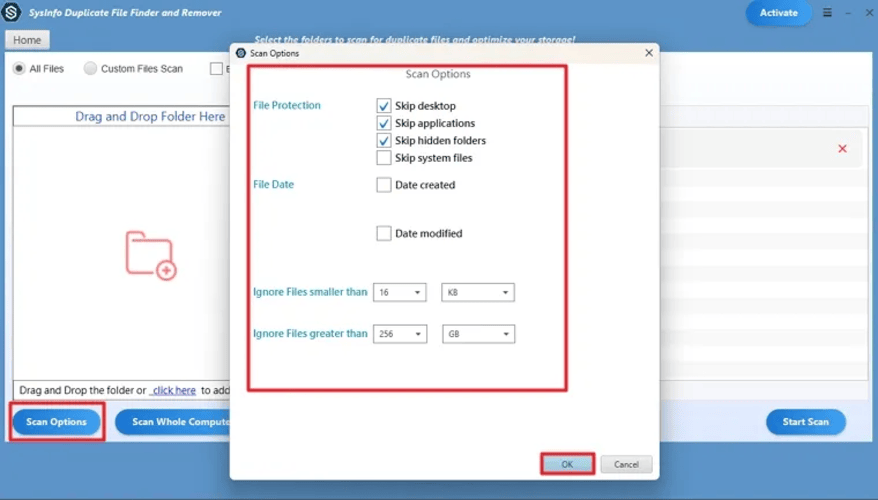 SysInfo Duplicate File Finder and Remover