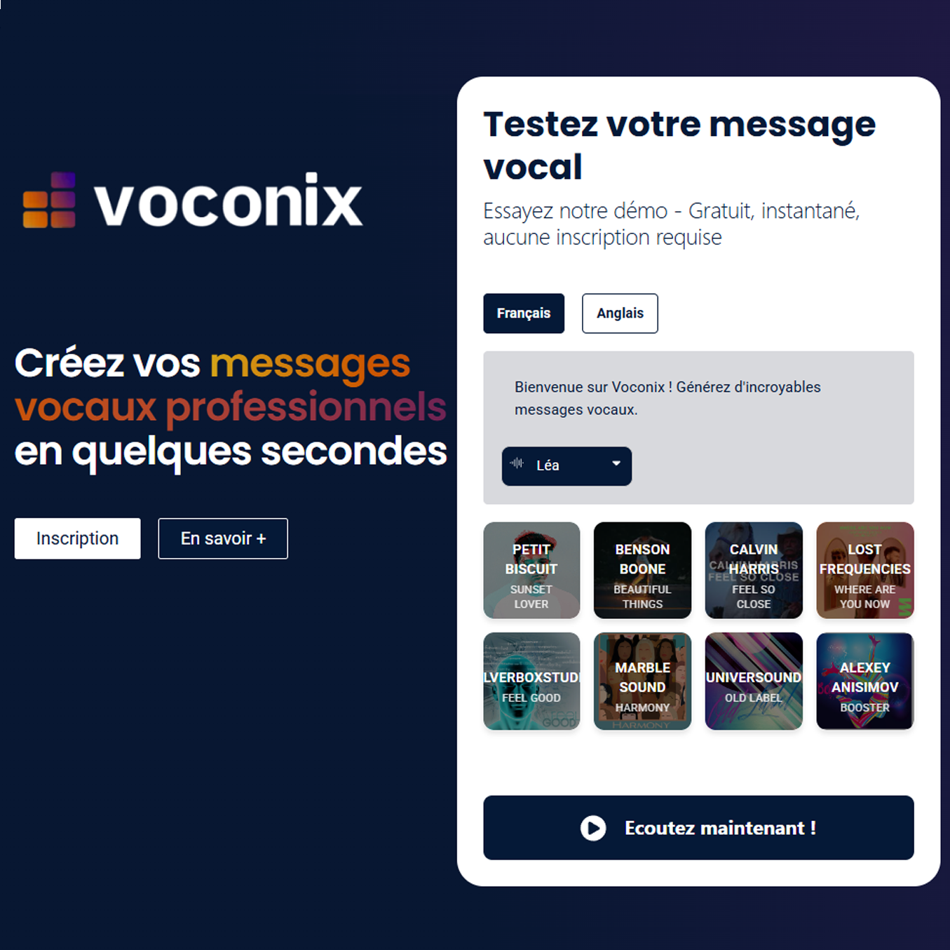 Voconix screenshot