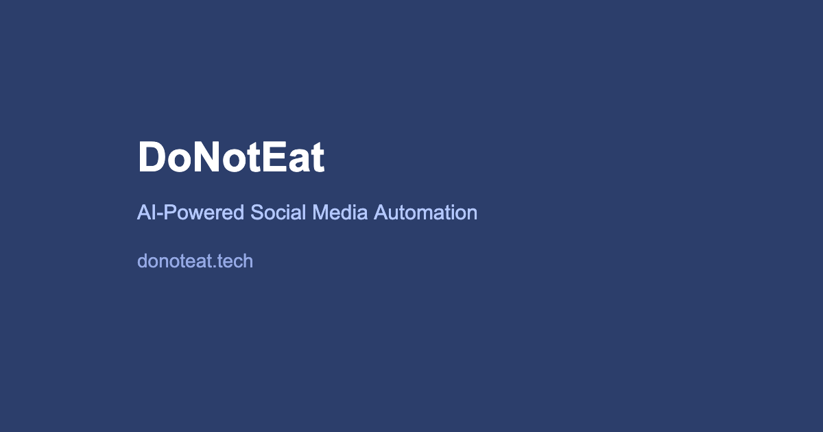 DoNotEat screenshot