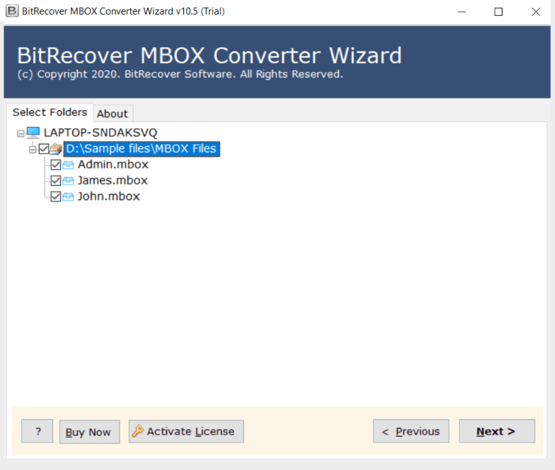 BitRecover MBOX Converter