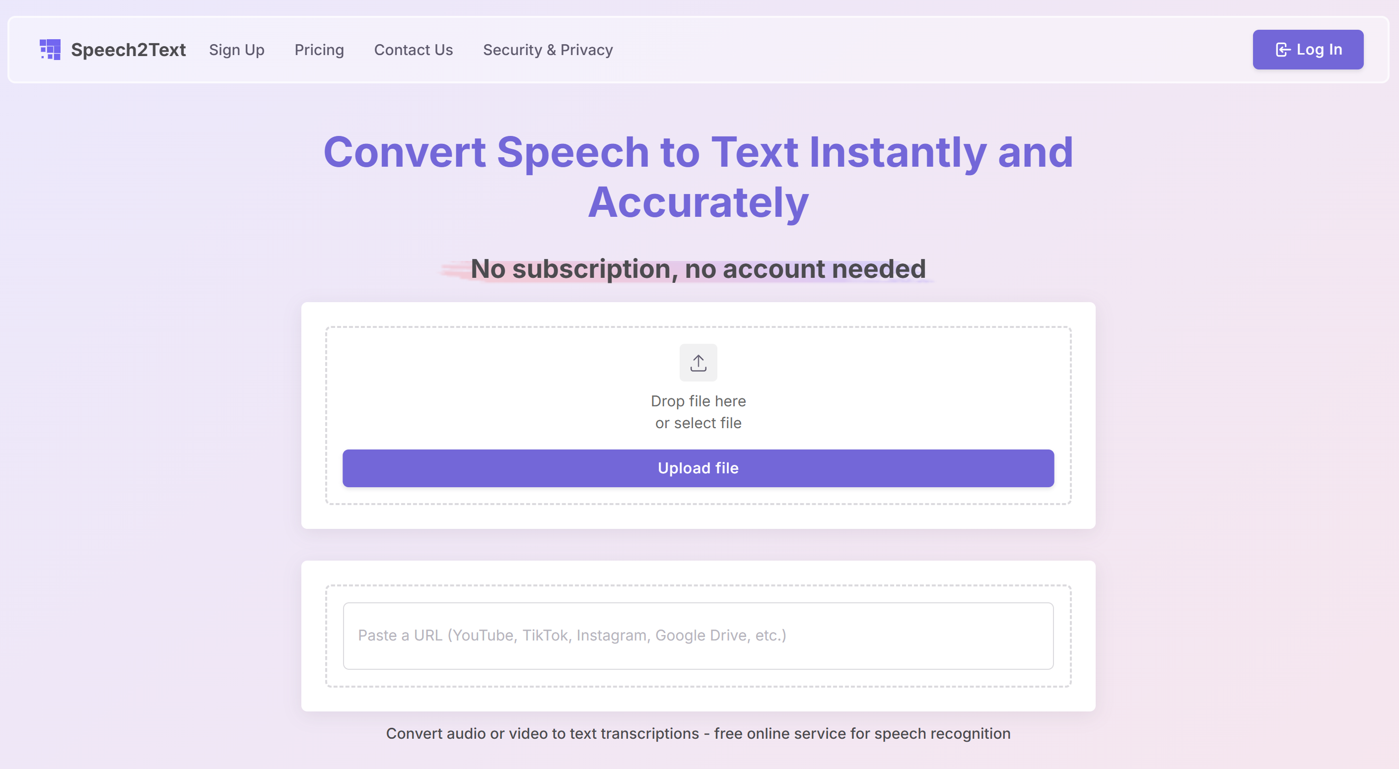 Speech2Text