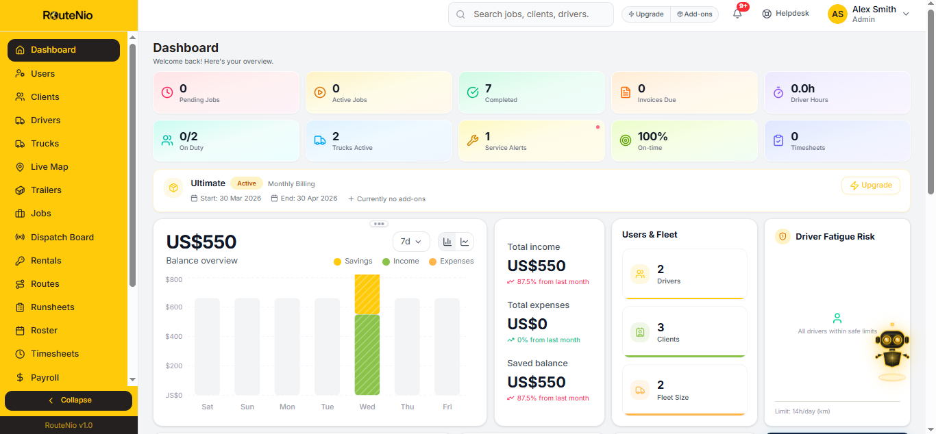 RouteNio screenshot