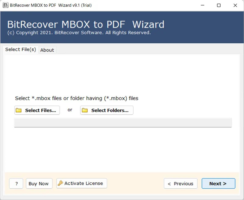 BitRecover MBOX to PDF Converter