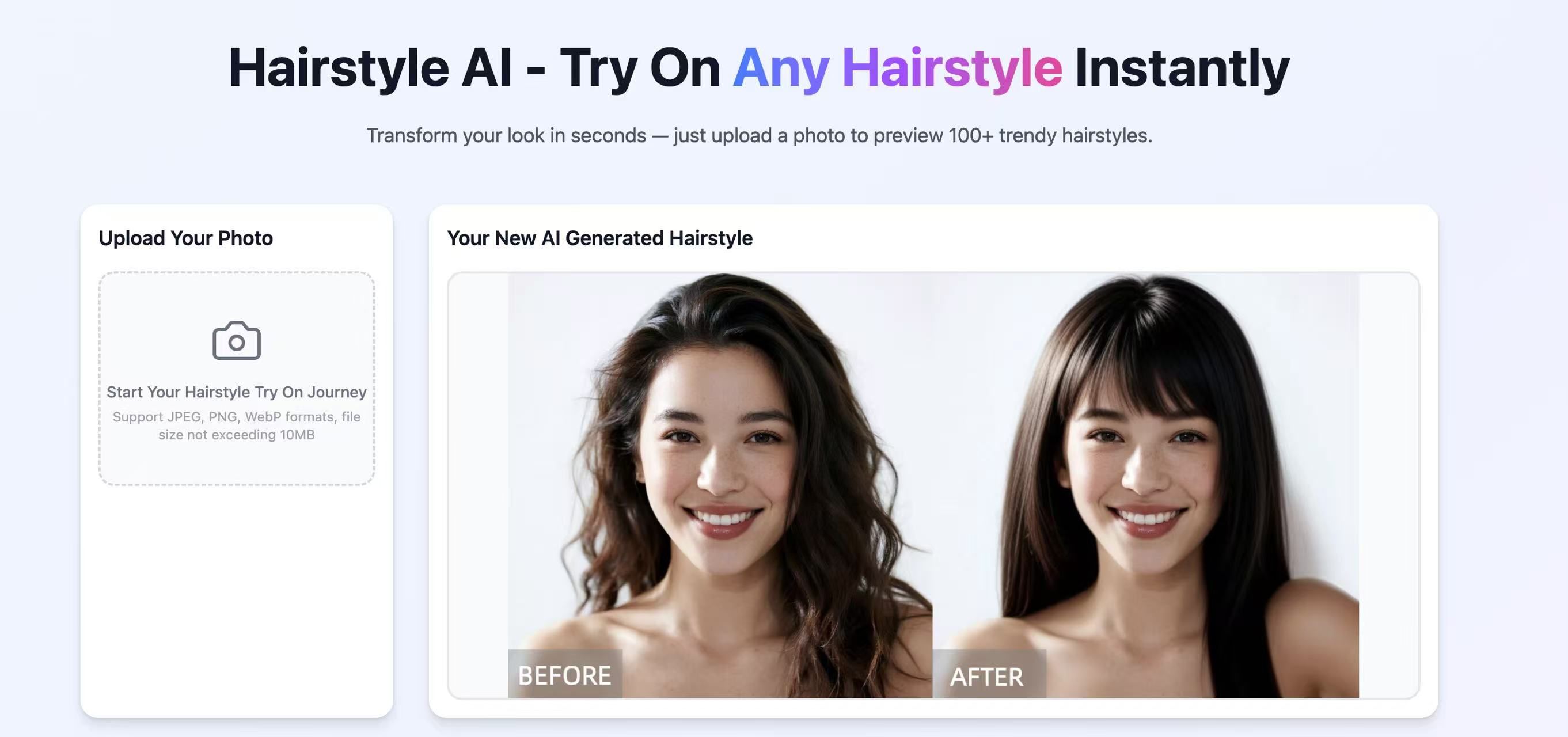 Hairstyle AI screenshot