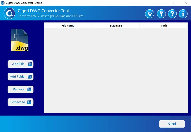 Cigati DWG to PDF Converter