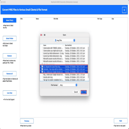 MacSonik MSG Converter Tool