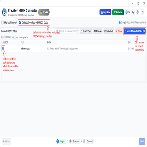 BreviSoft MBOX Converter Tool