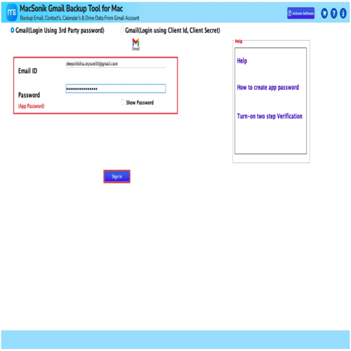 MacSonik Gmail to PDF Converter