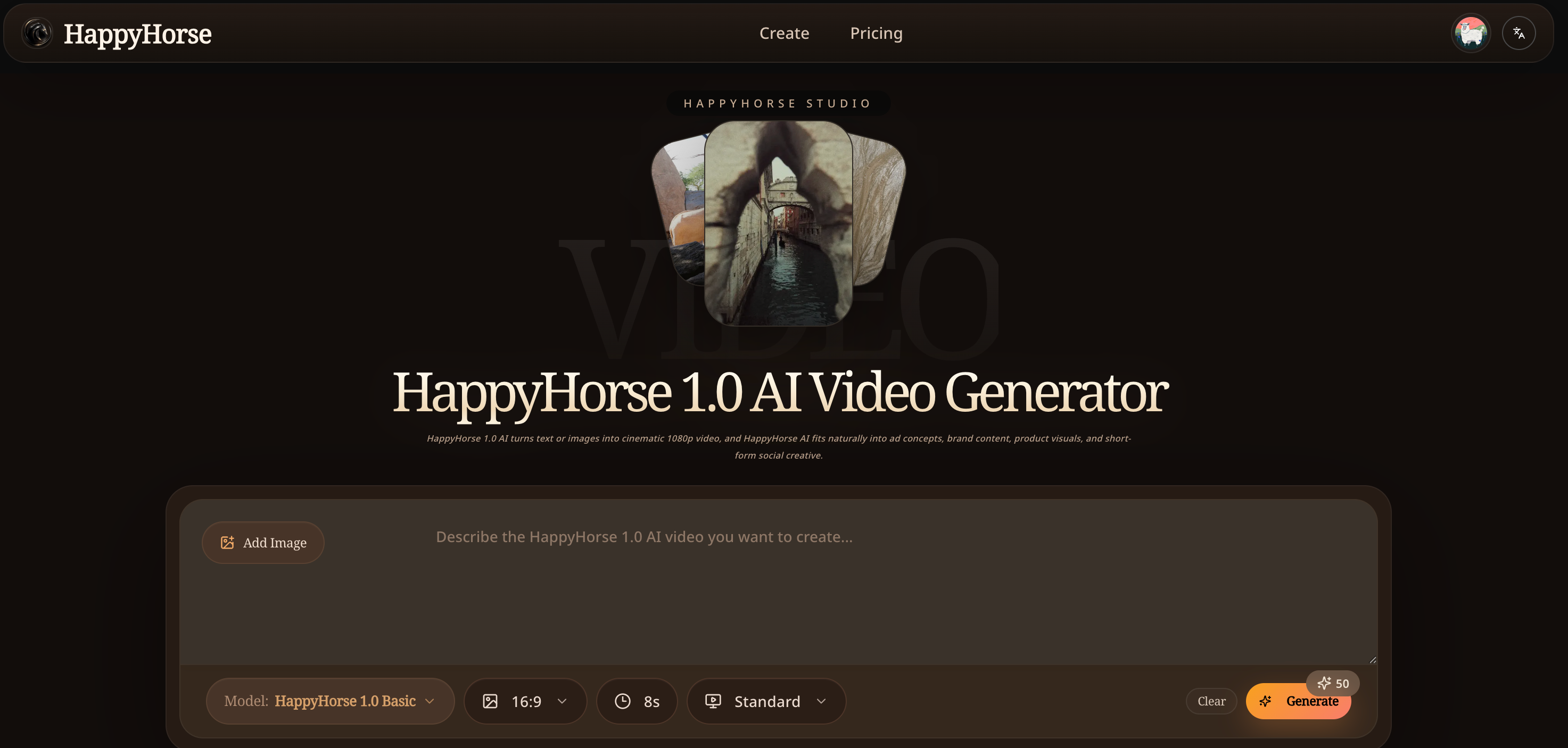 Happy Horse AI screenshot