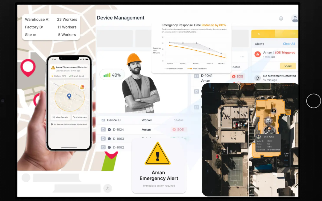 TrackLone Lone Worker Safety Solution