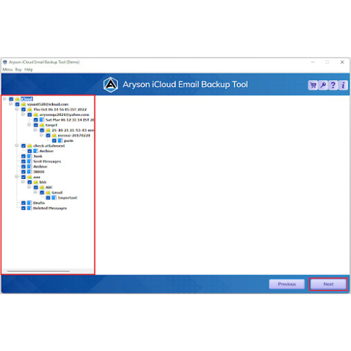 Aryson iCloud Backup Tool