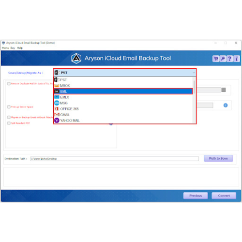 Aryson iCloud Backup Tool