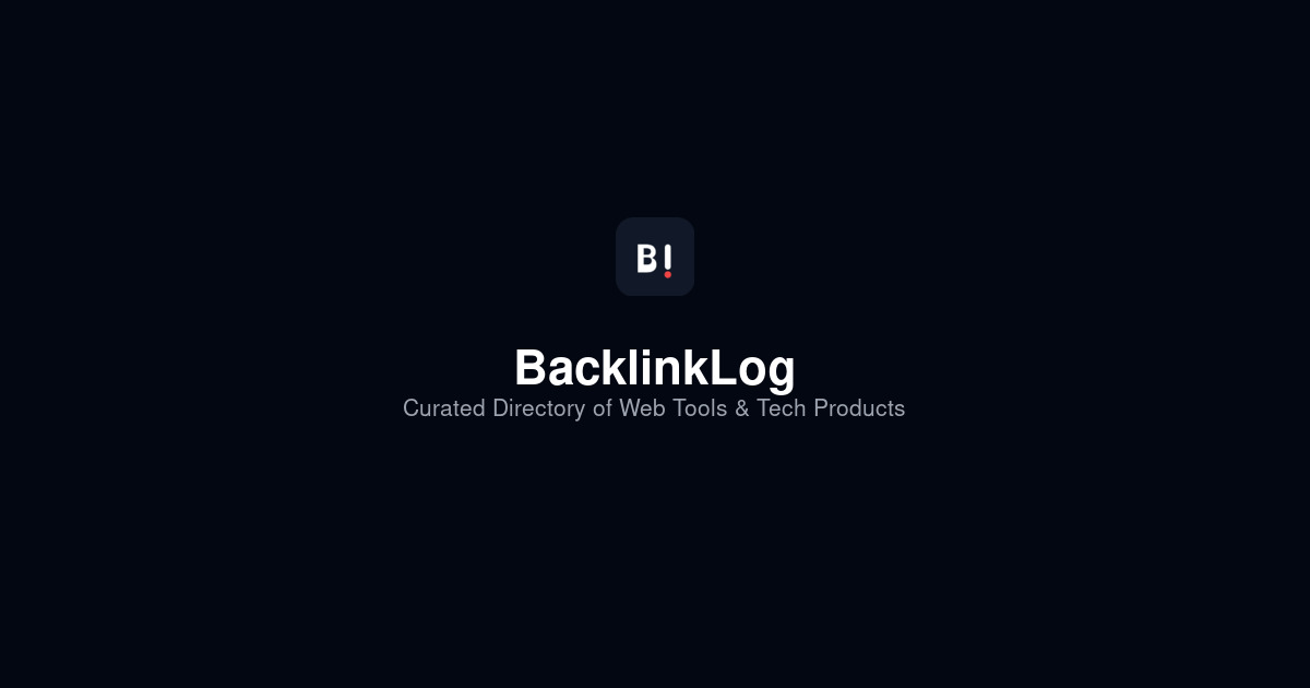 Backlink Log screenshot