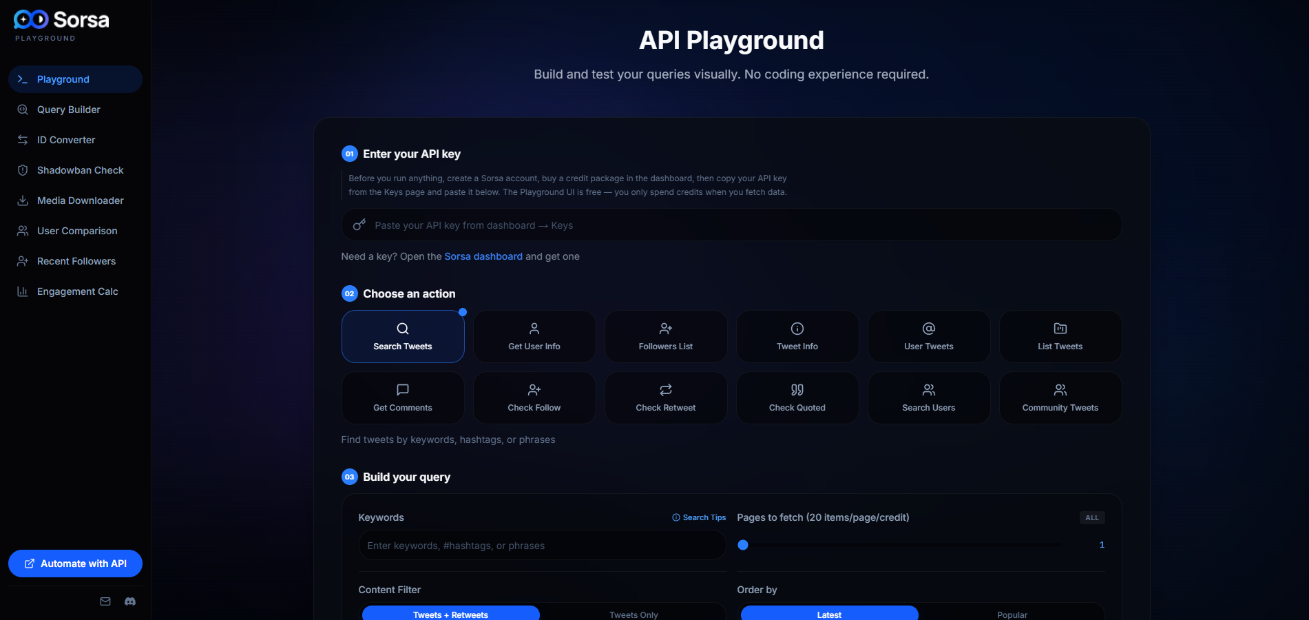 Sorsa API