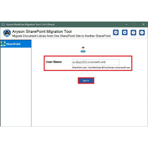 Aryson SharePoint Migration Tool