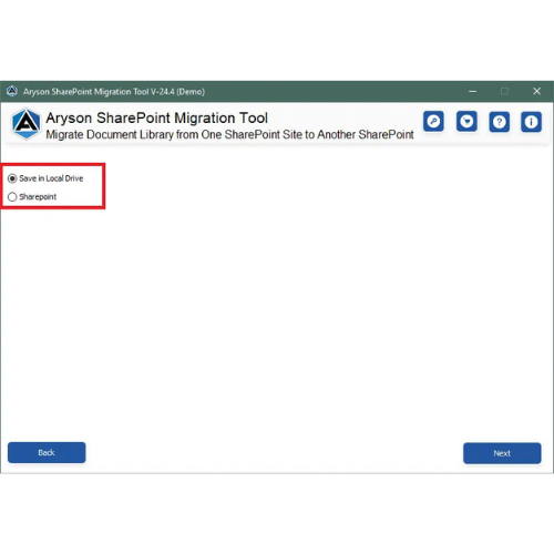 Aryson SharePoint Migration Tool