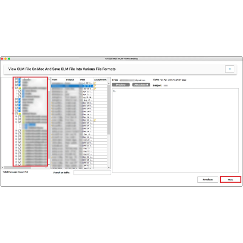 Aryson OLM Viewer Tool