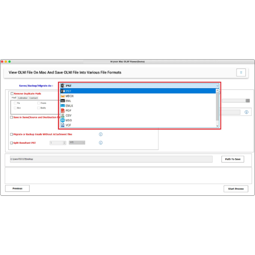 Aryson OLM Viewer Tool