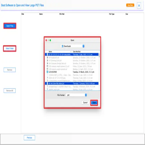CloudXena PST File Viewer