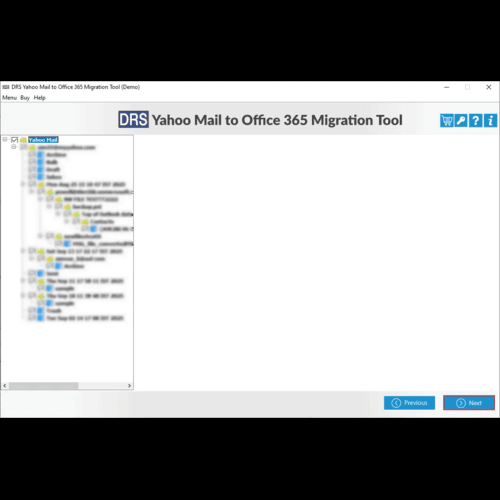 DRS Softech Yahoo to Office 365 Migration Tool