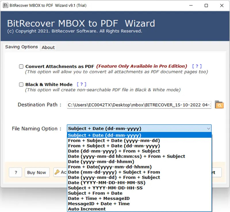 BitRecover Thunderbird Converter Wizard