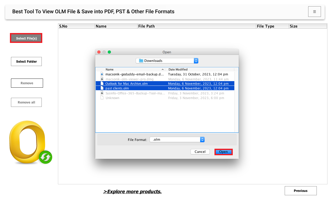 MacSonik OLM Viewer Pro
