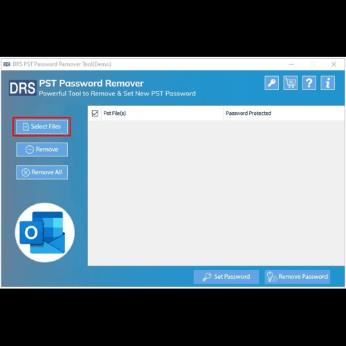 DRS Softech PST File Password Remover