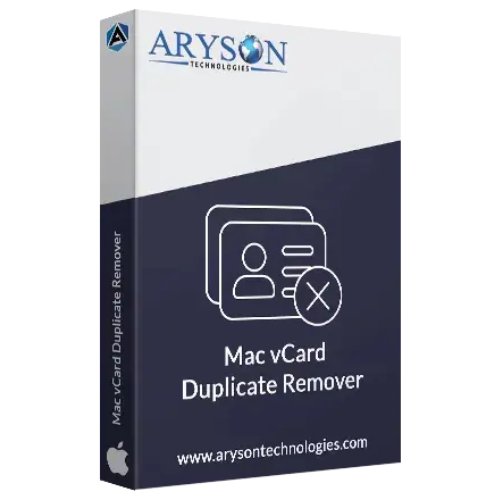 Aryson Mac vCard  Duplicate Remover