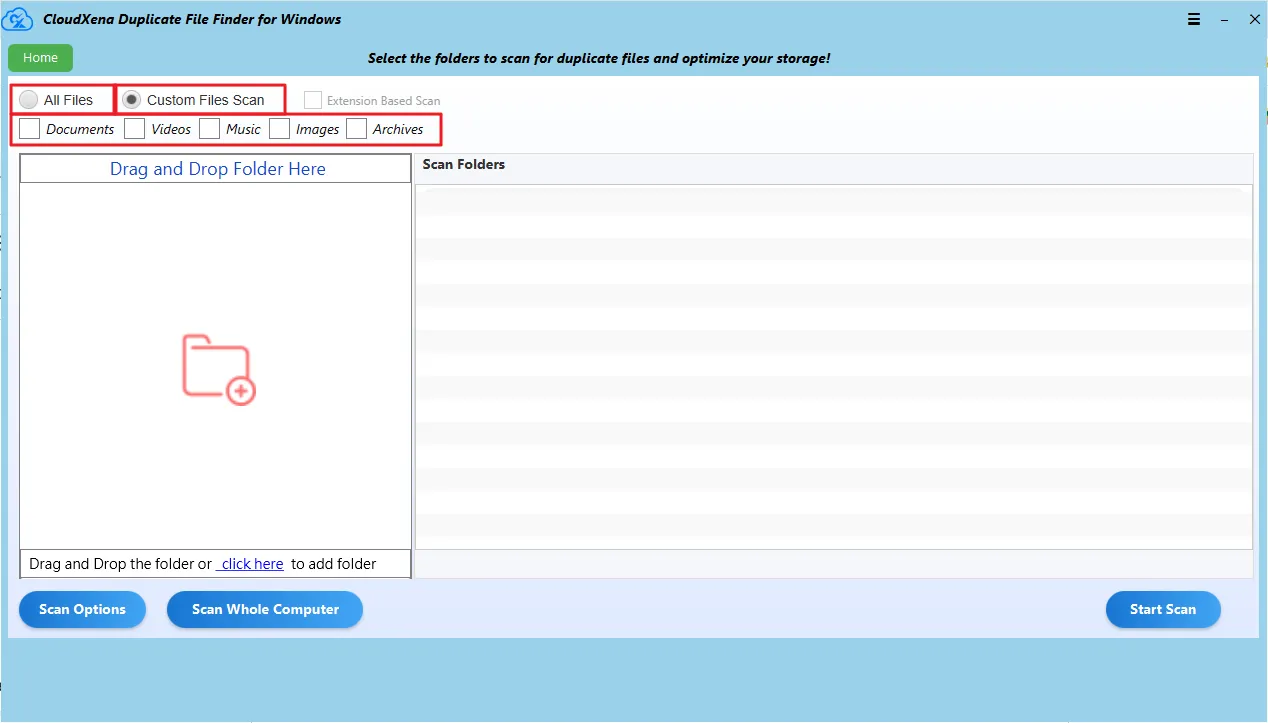 CloudXena Duplicate File Finder & Remover