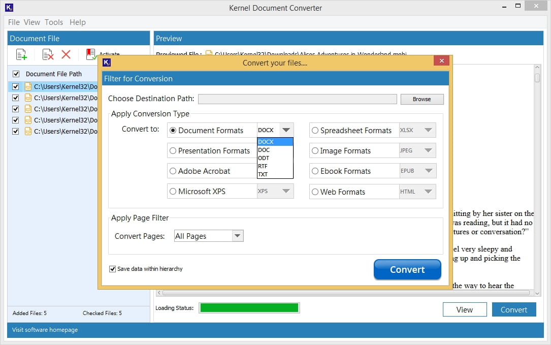 Kernel Document Converter Software