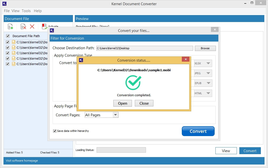 Kernel Document Converter Software
