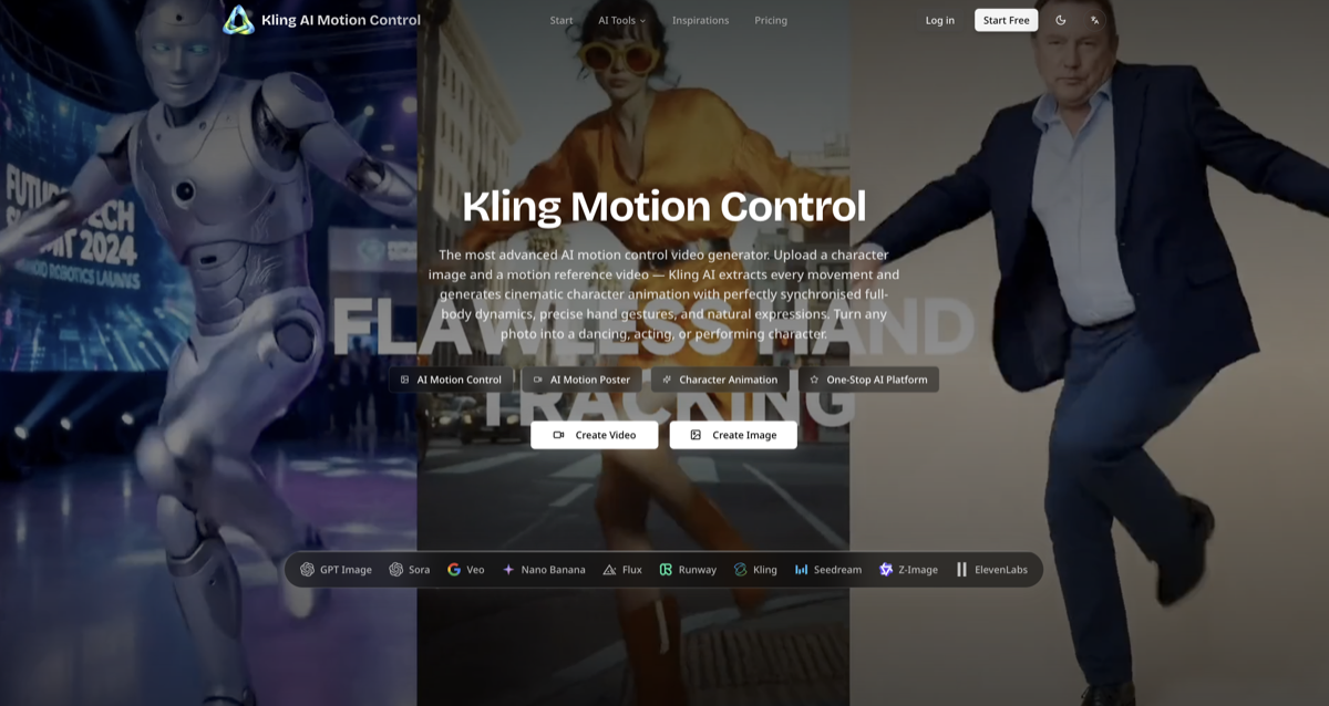 Kling AI Motion Control  screenshot