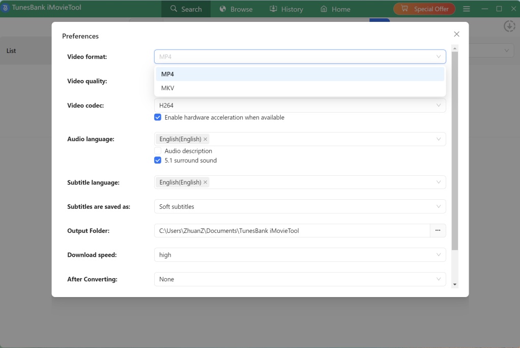 iMovieTool Video Downloader