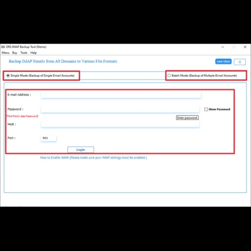 DRS Softech IMAP to Office 365 Migration Tool