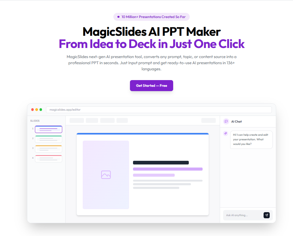 Link to PPT Converter by MagicSlides