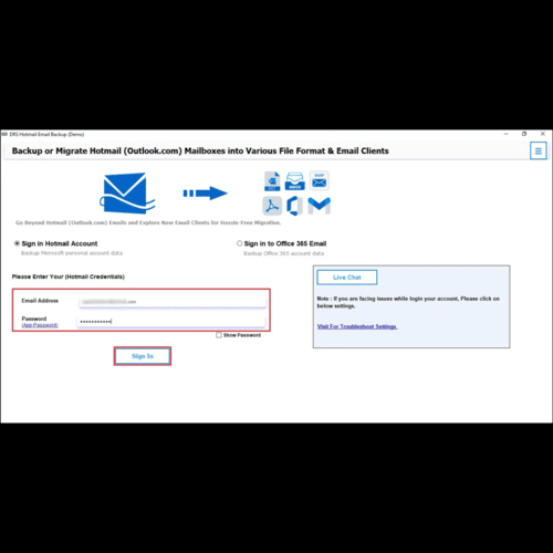 DRS Softech Outlook Email Backup Tool