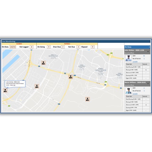 Real-time dashboard to monitor guard activity, track patrols, view incidents, and generate reports for better control and compliance.