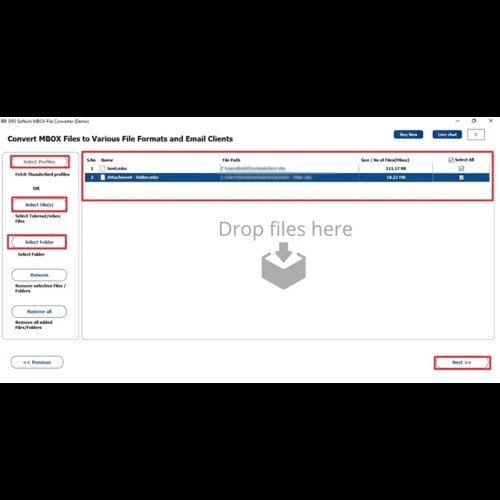 DRS Softech MBOX Converter Tool