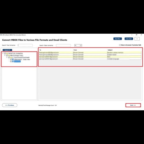 DRS Softech MBOX Converter Tool
