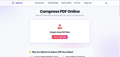 Compress PDF Online