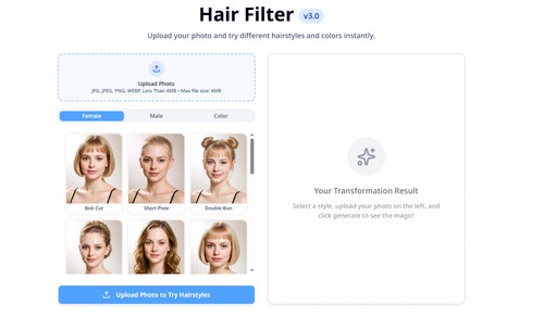 Hair Filter screenshot
