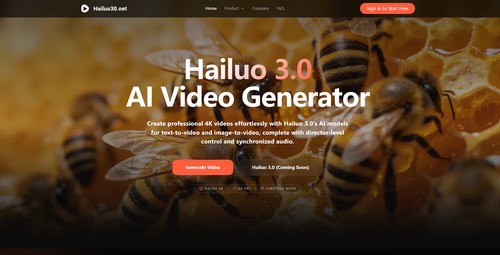 Hailuo 3.0 screenshot